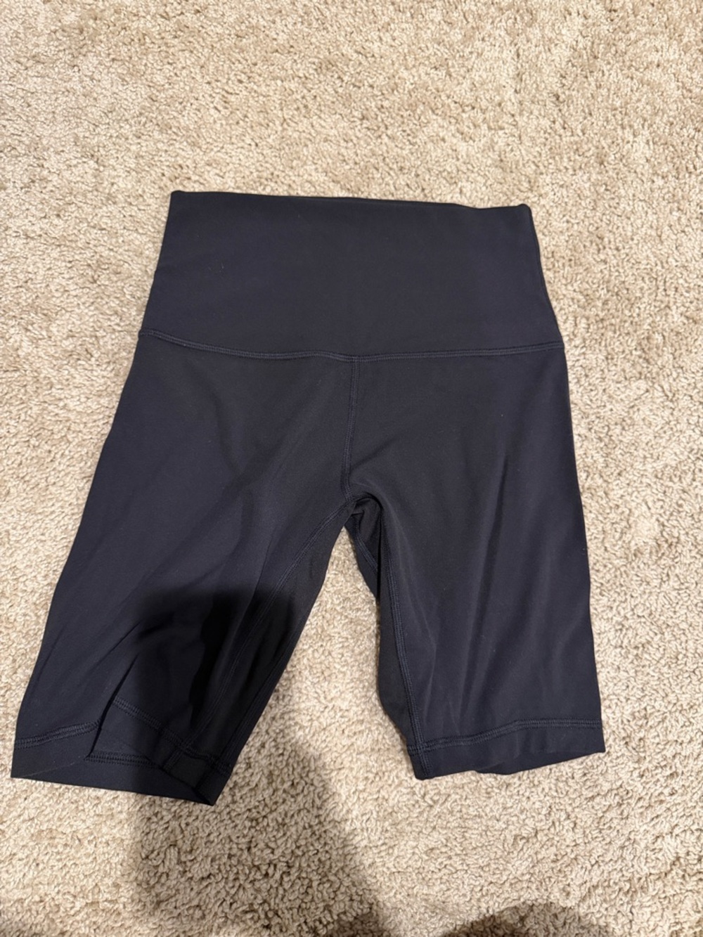 Lululemon High-Waist Black Womens Bike Shorts